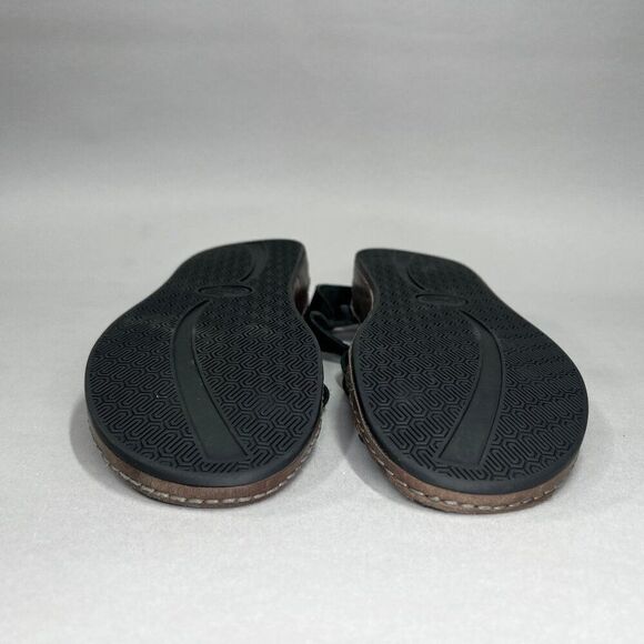 Chaco Women's Size 9 Fallon Black Leather Sandals - Picture 10 of 11